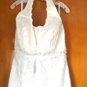 Never worn wedding dress....